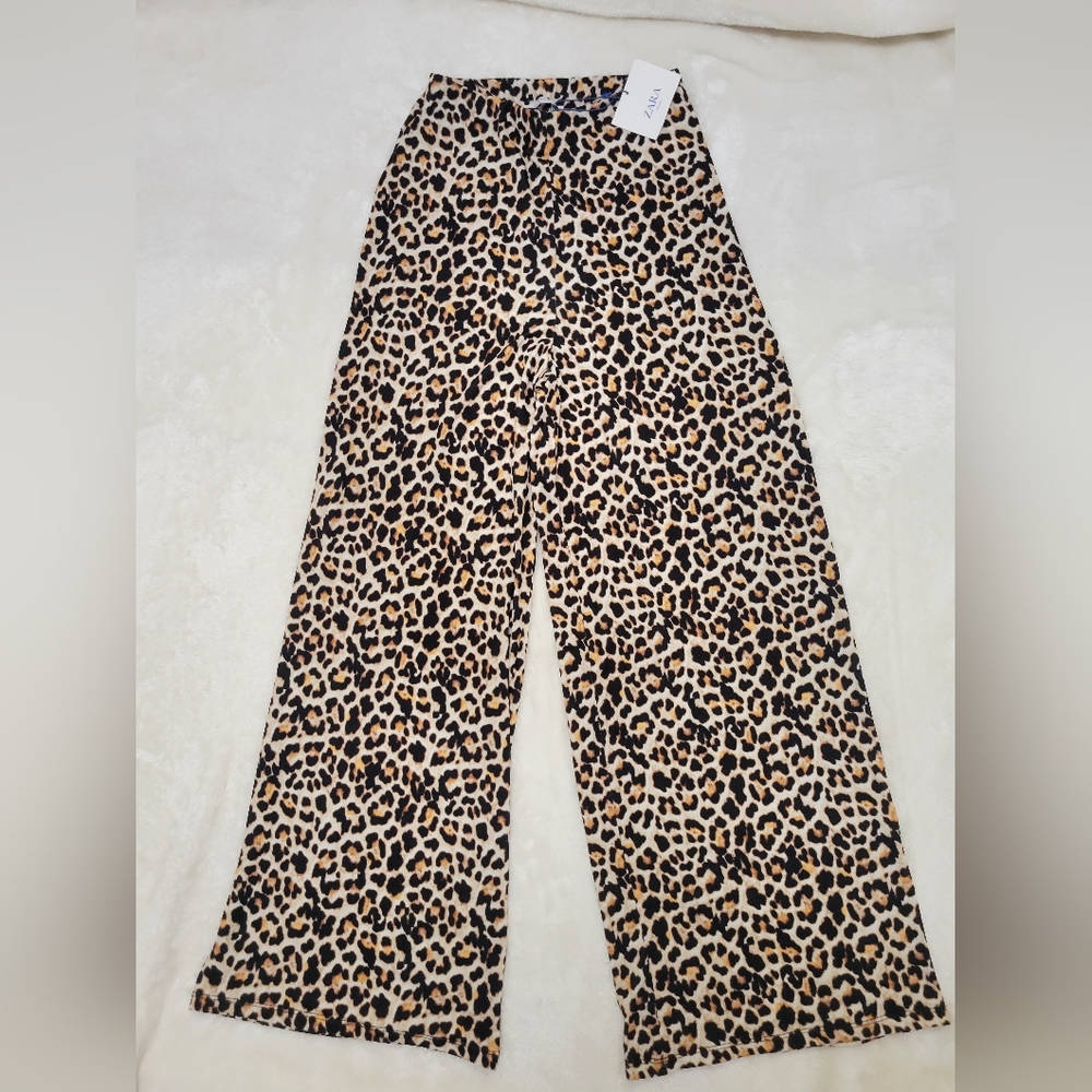 Zara - Leopard Print Pants